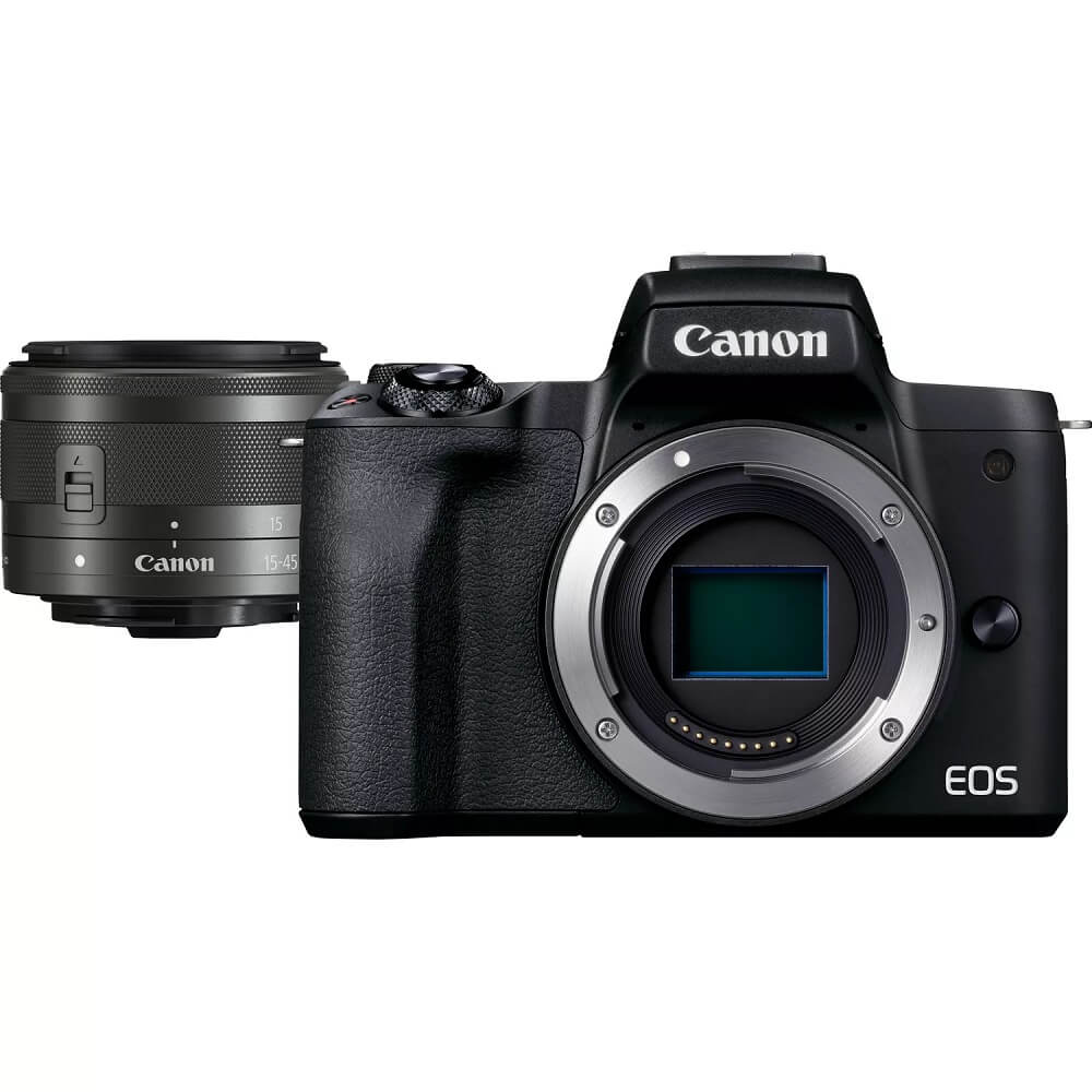 Canon M50 Mark II czarny + EF-M 15-45 mm