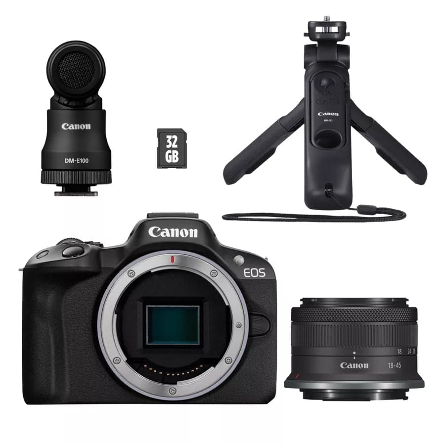 Canon EOS R50 + RF-S 18-45 IS STM Creator Kit