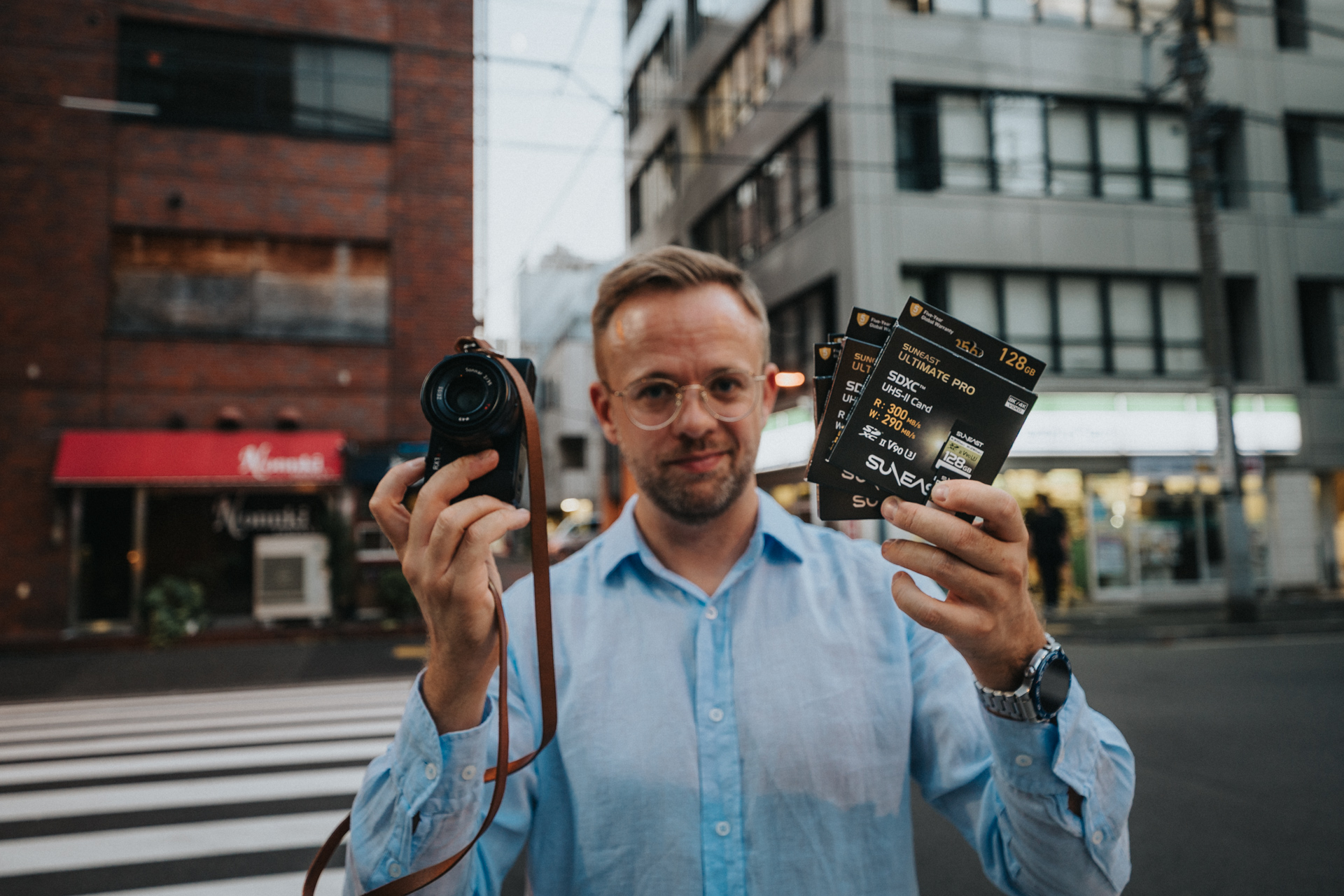 Karty pamięci SUNEAST testowałem między innymi w czasie niemal miesięcznej podróży po Japonii.