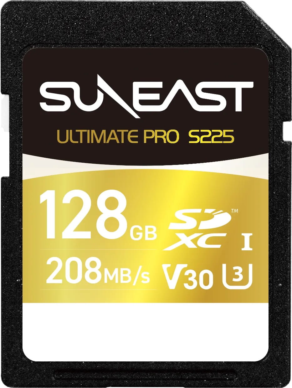 SUNEAST ULTIMATE PRO SDXC UHS-I V30 S225 GOLD Series 128GB