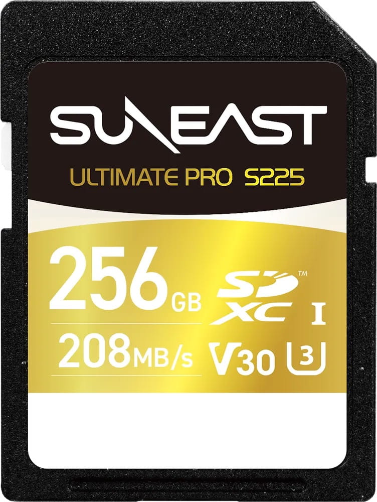 SUNEAST ULTIMATE PRO SDXC UHS-I V30 S225 GOLD Series 256GB
