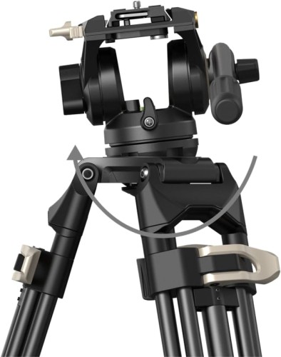 SmallRig AD-01 Heavy Duty Video Tripod System With 360° Fluid Head | 74