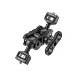 Ramię z dwoma głowicami kulowymi SmallRig BUM2448 do Atomos Shogun 7 L-bracket SmallRig 2202 do Canon 5D Mark IV III
