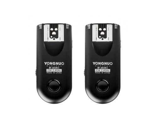 Zestaw dwóch wyzwalaczy radiowych Yongnuo RF603N II z kablem N3 do Nikon_1 (1).jpg