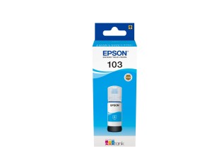 Tusz EPSON EcoTank 103 C Cyan - Błękitny C13T00S24A