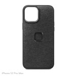 Peak Design Mobile Everyday Fabric Case iPhone 12 Pro Max - Charcoal