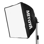 Softbox Kwadratowy Mitoya Simple 40x40 Cm Na Lampę Światła Stałego