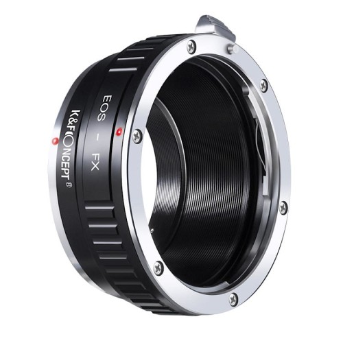 Adapter bagnetowy K&F Concept Canon EF obiektyw– Fuji FX body_1.jpg