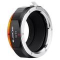 Adapter bagnetowy K&F Concept PRO Canon EF obiektyw– Fuji FX body_1(1).jpg
