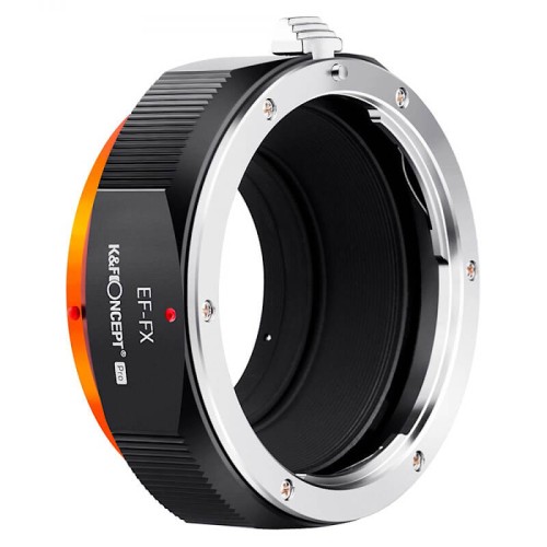 Adapter bagnetowy K&F Concept PRO Canon EF obiektyw– Fuji FX body_1(1).jpg