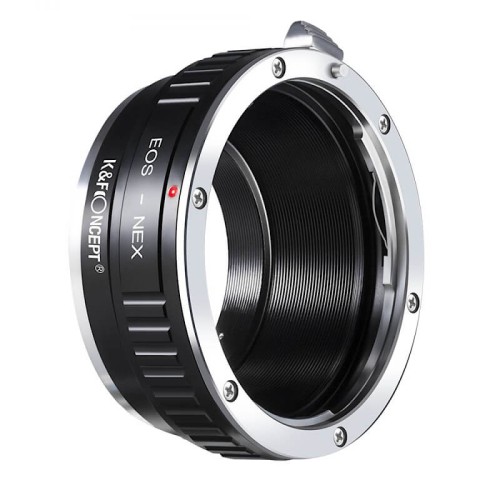 Adapter bagnetowy K&F Concept Canon EF obiektyw – Sony E-mount body_1(1).jpg