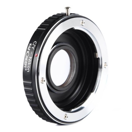 Adapter bagnetowy K&F Concept Contax_Yashica obiektyw – Nikon F-mount body_1(1).jpg