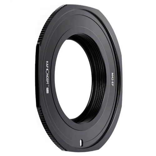 Adapter bagnetowy K&F Concept PRO M42 obiektyw – Canon EF body_1(1).jpg
