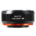 Adapter bagnetowy K&F Concept PRO M42 obiektyw – Fuji FX body_3(1).jpg