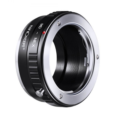 Adapter bagnetowy K&F Concept Minolta MC_MD obiektyw – Sony NEX E-mount body_1(1).jpg