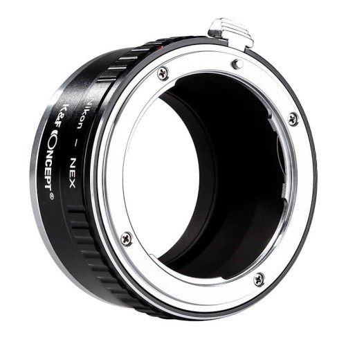 Adapter bagnetowy K&F Concept II Nikon F obiektyw – Sony E-mount body_1(1).jpg