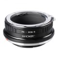 Adapter bagnetowy K&F Concept Pentax K obiektyw – Canon RF body_3(1).jpg