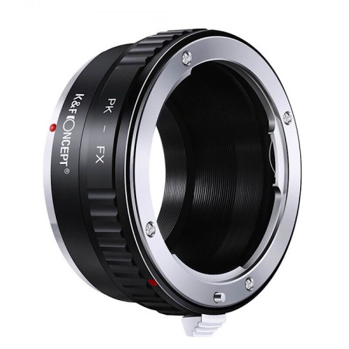 Adapter bagnetowy K&F Concept Pentax K obiektyw – Fuji FX body_1(1).jpg