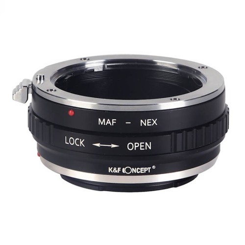 Adapter bagnetowy K&F Concept Sony A-mount_Minolta MAF obiektyw – Sony E-mount body_1(1).jpg