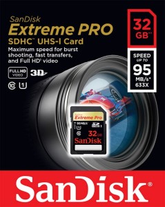 Karta pamięci SanDisk  SDHC 32GB Extreme Pro 95 MB/s