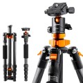 Karbonowy statyw fotograficzny 140cm K&F Concept SA225C1 z głowicą kulową i funkcją monopodu_1 (1).jpg