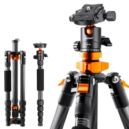 Karbonowy statyw fotograficzny 140cm K&F Concept SA225C1 z głowicą kulową i funkcją monopodu_1 (1).jpg