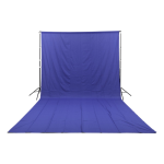 Niebieskie tło materiałowe 3x6 m GlareOne Blue Screen Backdrop 3x6
