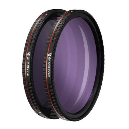 Dwa szare filtry Freewell VND × MIST 2-5 ND4-ND32 + 6-9 ND64-ND512 Hard Stop 72mm_1.jpg