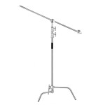 Stalowy statyw studyjny C-stand 330cm / trzpień 16mm z ramieniem 120cm Mitoya