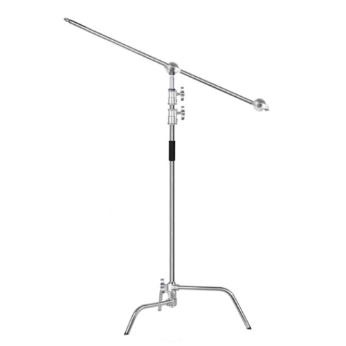 Stalowy statyw studyjny C-stand 330cm_trzpień 16mm z ramieniem 120cm Mitoya_1.jpg