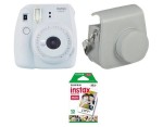 Aparat Fujifilm Instax Mini 9 biały + pokrowiec + wkład 10 szt.