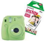 Aparat Fujifilm Instax Mini 9 limonkowy + wkład 10 szt.