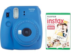 Aparat Fujifilm Instax Mini 9 niebieski + wkład 10 szt.