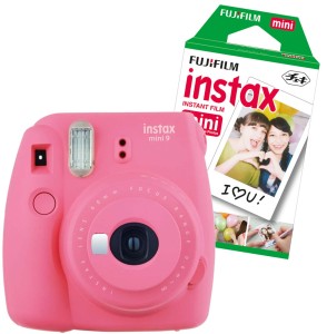 Aparat Fujifilm Instax Mini 9 różowy + wkład 10 szt.