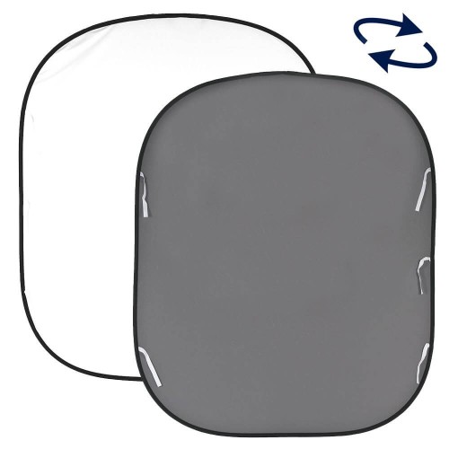 Manfrotto LL LB67GW Tło składane Plain 1,8x2,15m Szare/Białe