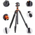 Statyw fotograficzny 170cm z głowicą kulową i funkcją monopodu K&F Concept SA254M2-4.jpg