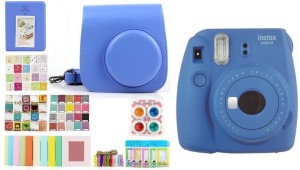 Aparat natychmiastowy Instax Mini 9 niebieski + zestaw akcesoriów