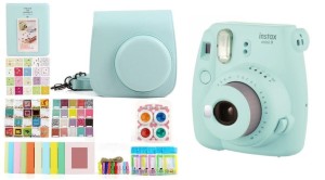 Aparat natychmiastowy Instax Mini 9 miętowy + zestaw akcesoriów