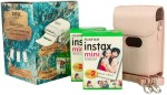 Zestaw akcesoriów Instax Link - Różowy Pokrowiec + wkład 2x20 zdjęć