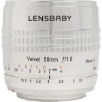 Obiektyw Lensbaby Velvet 56mm f/1.6 SE do Nikon F srebrny