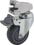 Zestaw 3 kółek Kupo KC-080S 75mm Caster with Brake 22mm Square Adapter Set of Three