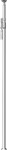 Tyczka Kupo KP-L2137PD Kupole - Extends from 210cm to 370cm - Silver