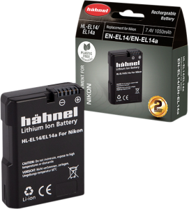 Akumulator Hahnel HL-EL14 zamiennik Nikon EN-EL14