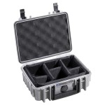 Walizka B&W Outdoor Cases Typ 1000 RPD z przegrodami (Szara)