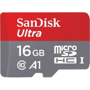 Karta pamięci SanDisk Ultra Android microSDHC 16 GB 98MB/s A1 Cl.10 UHS-I + adapter