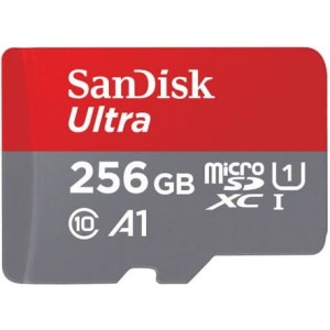 Karta pamięci SanDisk Ultra Android   microSDXC 256 GB 100MB/s A1 Cl.10 UHS-I + adapter