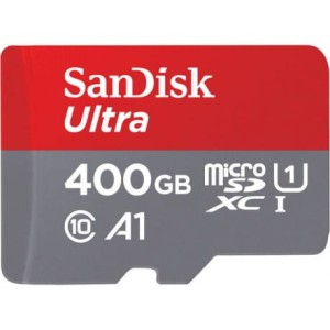 Karta pamięci SanDisk Ultra Android  microSDXC 400 GB 100MB/s A1 Cl.10 UHS-I + adapter