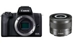 Aparat Canon M50 Mark II czarny + EF-M 28mm f/3.5 Macro IS STM