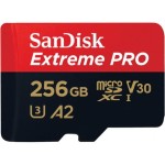Karta pamięci SANDISK EXTREME PRO microSDXC 256GB 170/90 MB/s A2 C10 V30 UHS-I U3