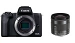 Aparat Canon M50 Mark II czarny + EF-M 11-22mm f/4-5.6 IS STM